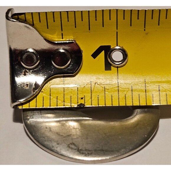 Vintage Brooch Kenneth Kantro Pewter Preening Loon Pin 1" Round Design - Picture 12 of 12